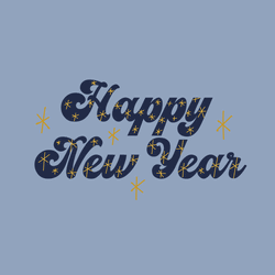 Simple Happy New Years Graphics GIF