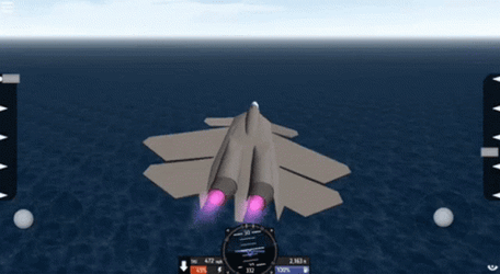 Simple Planes Video Game Jet Gameplay  GIF