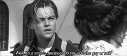 Simple Question Leonardo Dicaprio Titanic GIF