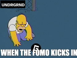 Simpson When The Fomo KIcks In GIF