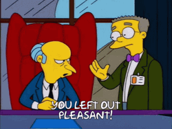 Simpson You Left Out Pleasant GIF