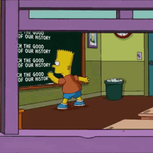 Simpsons Bart History