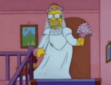 Simpsons Bride Homer