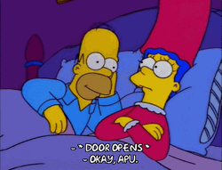 Simpsons Door Opening Okay Apu GIF