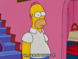 Simpsons Door Opening Prove It GIF