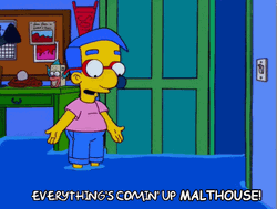 Simpsons Everything Coming Up Milhouse GIF
