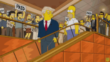 Simpsons Homer With Trump