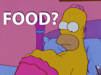Simpsons Hungry Want Food Eat GIF