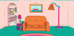 Simpsons Living Room Background
