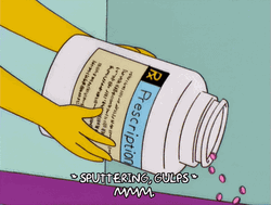 Simpsons Need Water Pouring Lot Of Medicine GIF