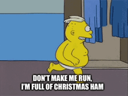 Simpsons Ooter Christmas Ham GIF