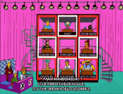 Simpsons Plays Hollywood Squares Shelbyville GIF