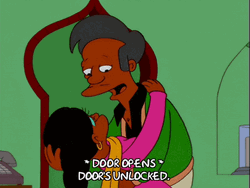 Simpsons Walking Door Opening Door Unlocked GIF