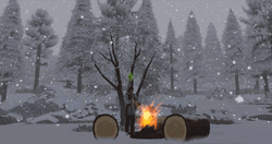 Sims In The Snow GIF