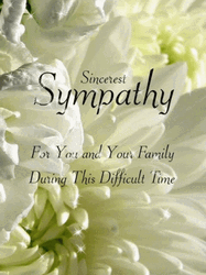 Sincerest Sympathy Sorry For Your Loss GIF