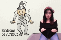 Sindrome De Burnout Head On Fire GIF