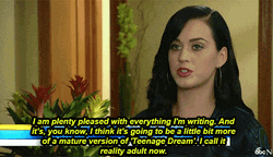 Singer Katy Perry Talking About Being Matured