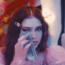 Singer Larisa Roxana Money Money Money Handkerchief GIF