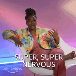 Singer Lizzo Super Nervous Interview GIF