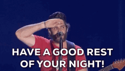 Singer Thomas Rett Have A Great Night GIF