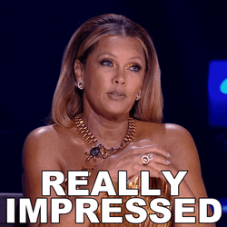  Singer Vanessa Williams Really Impressed Amazing Reaction GIF