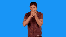 Singer Zac  Hanson Rubbing Hands Excited  GIF