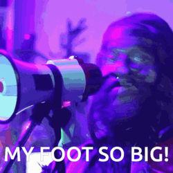 Singing Big Foot GIF