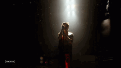 Singing Concert Spotlight GIF