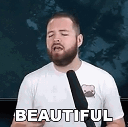 Singing Guy Beautiful Gorgeous GIF