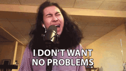 Singing I Don't Want Peace I Want Problems GIF
