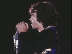 Singing Jim Morrison In Concert GIF