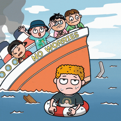 Sinking Ship Jumping Ship GIF