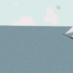 Sinking Ship Sailing GIF