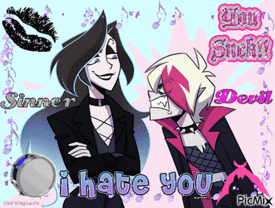 Sinner And Devil I Hate You GIF