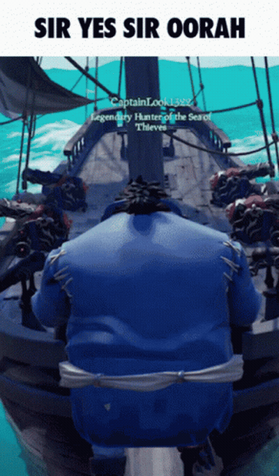 Sir Yes Sir Oorah Sitting On Boat GIF