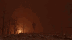 Siren Head Fall Down In Dead Forest GIF