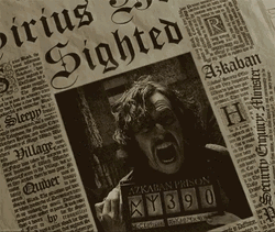 Sirius Black Sighted Newspaper GIF