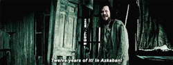 Sirius Black Twelve Years Of It GIF