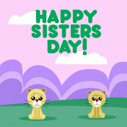 Sister Day Cat GIF