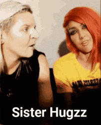 Sister Hugs Wholesome Renee Slater GIF
