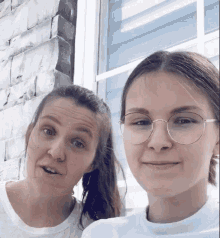 Sisters Counting Down Using Fingers GIF