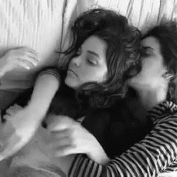 Sisters Love Cuddling GIF