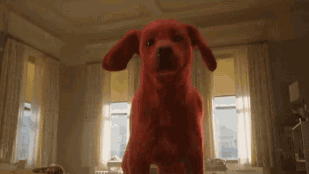 Sit Down Clifford GIF