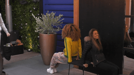 Sit Down Exercise GIF