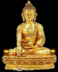 Sitting Golden Buddha Statue