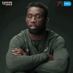 Siya Kolisi Showing Peoples Elbow GIF