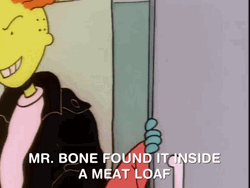 Skeeter Said He Found It Inside A Meatloaf GIF