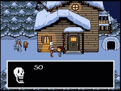 Skeleton And Girl In Front Of House GIF