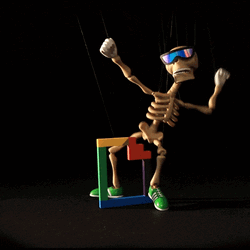 Skeleton Dance Cool Skeleton GIF