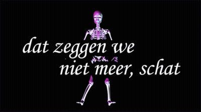Skeleton Dat Zeggen We Niet Meer Schat GIF